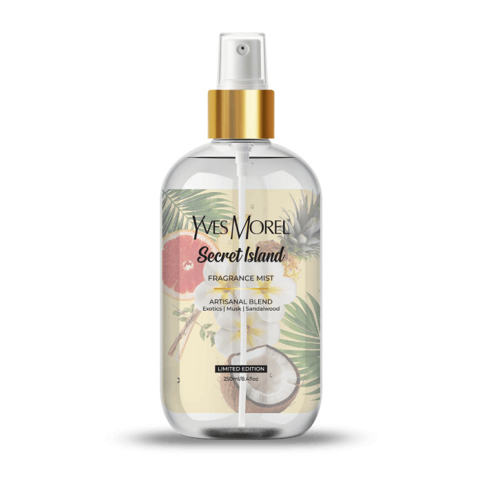 Yves Morel Fragrance Mist 250ml - Secret Island - Medaid International
