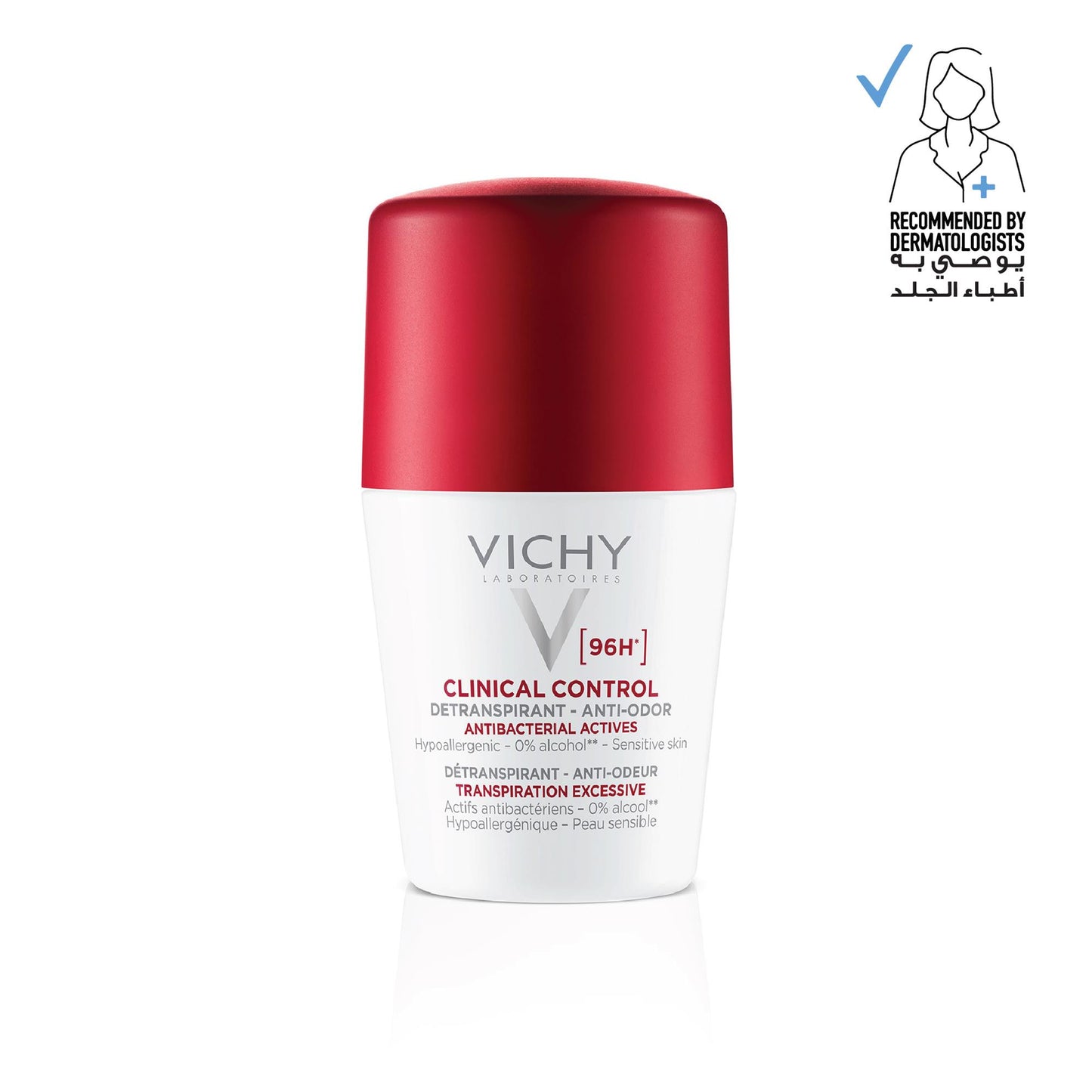 Vichy 96 Hour Clinical Control Deodorant For Women - 50 ML