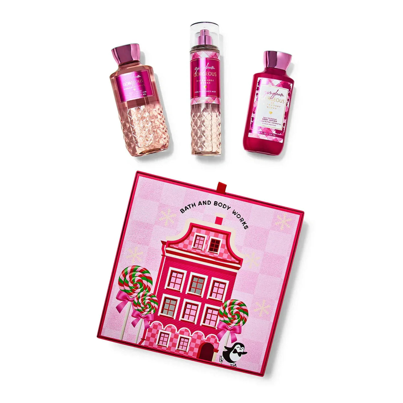 Bath And Body Works Gingham Gorgeous Gift Box Set