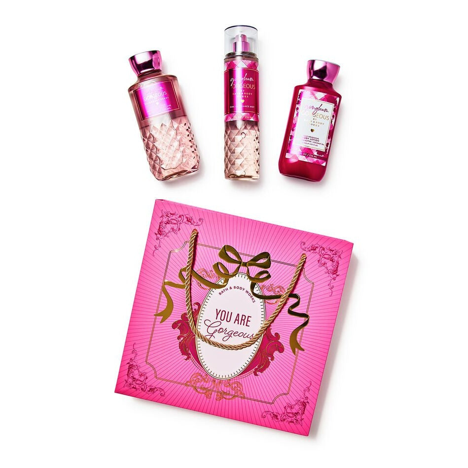 Bath And Body Works Gingham Gorgeous Gift Box Set