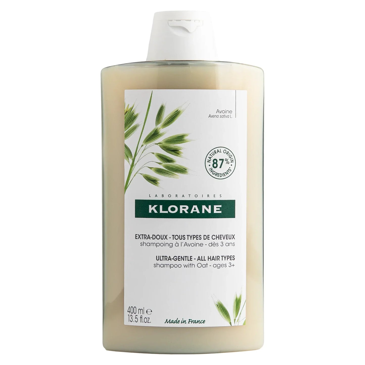 KLORANE SHP DOUX AU LAIT D'AVOINE 400ML
