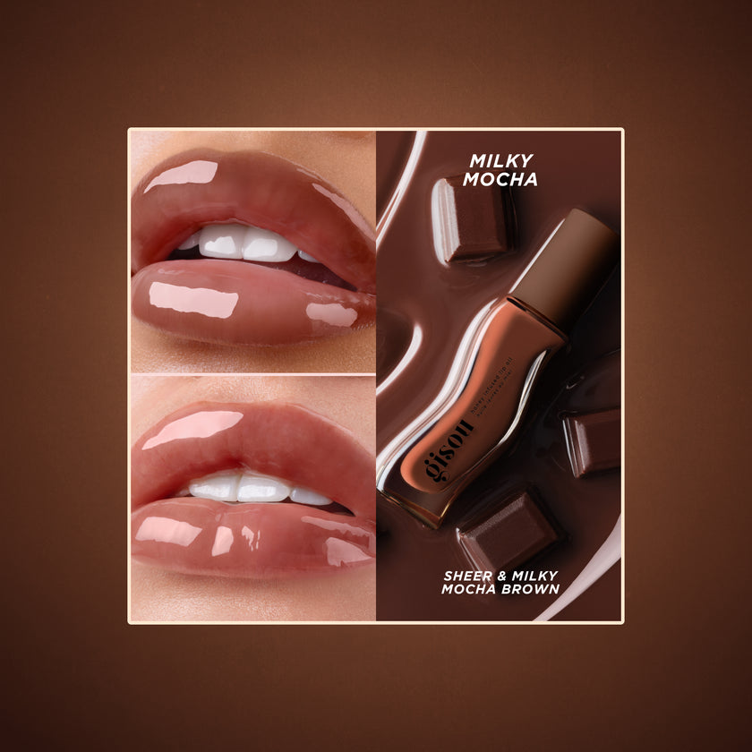 GISOU Honey Infused Lip Oil Fall Edition-MILKY MOCHA