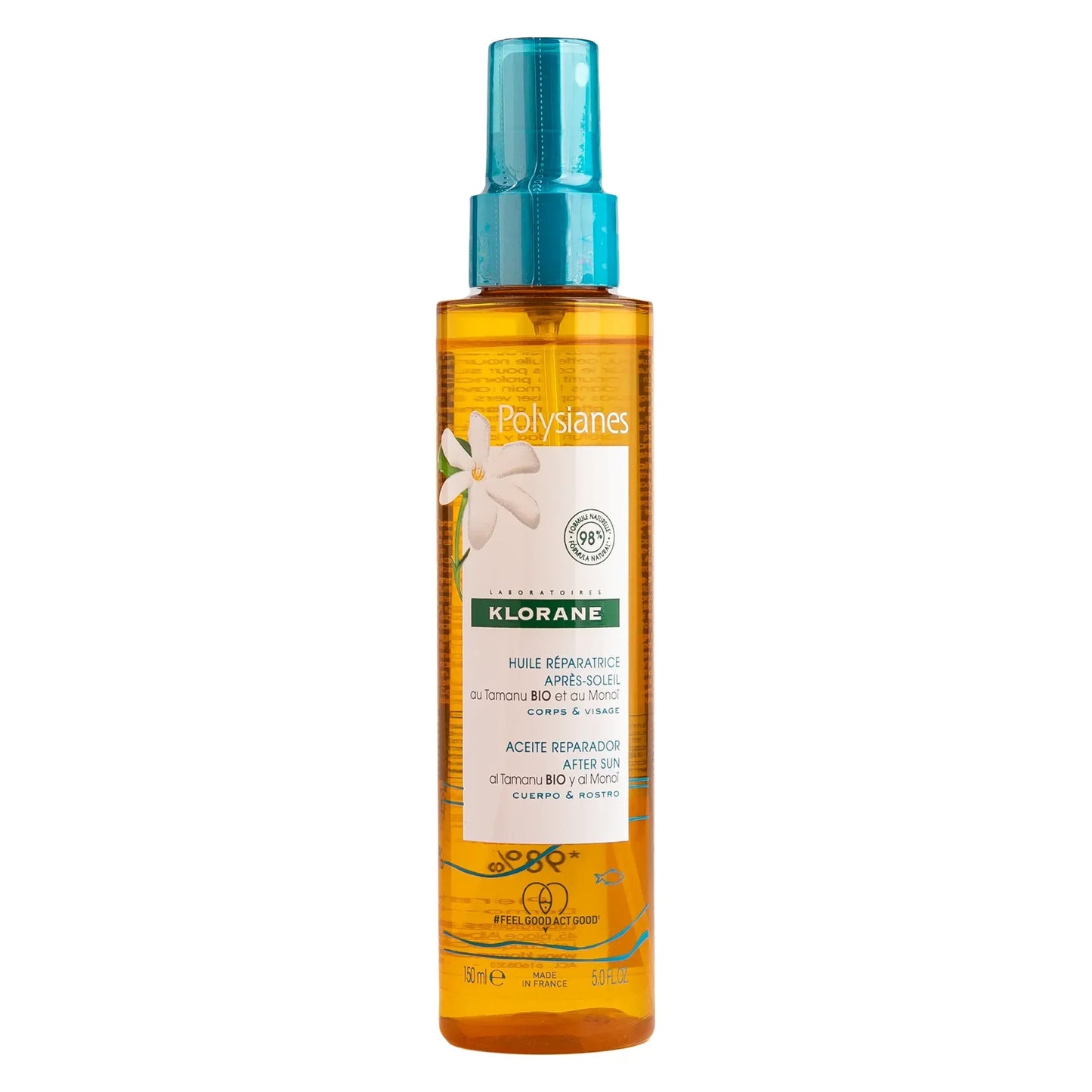 KLORANE POLYSIANES HUILE REPARATRICE APRES SOLEIL CORPS
& VISAGE 150ML