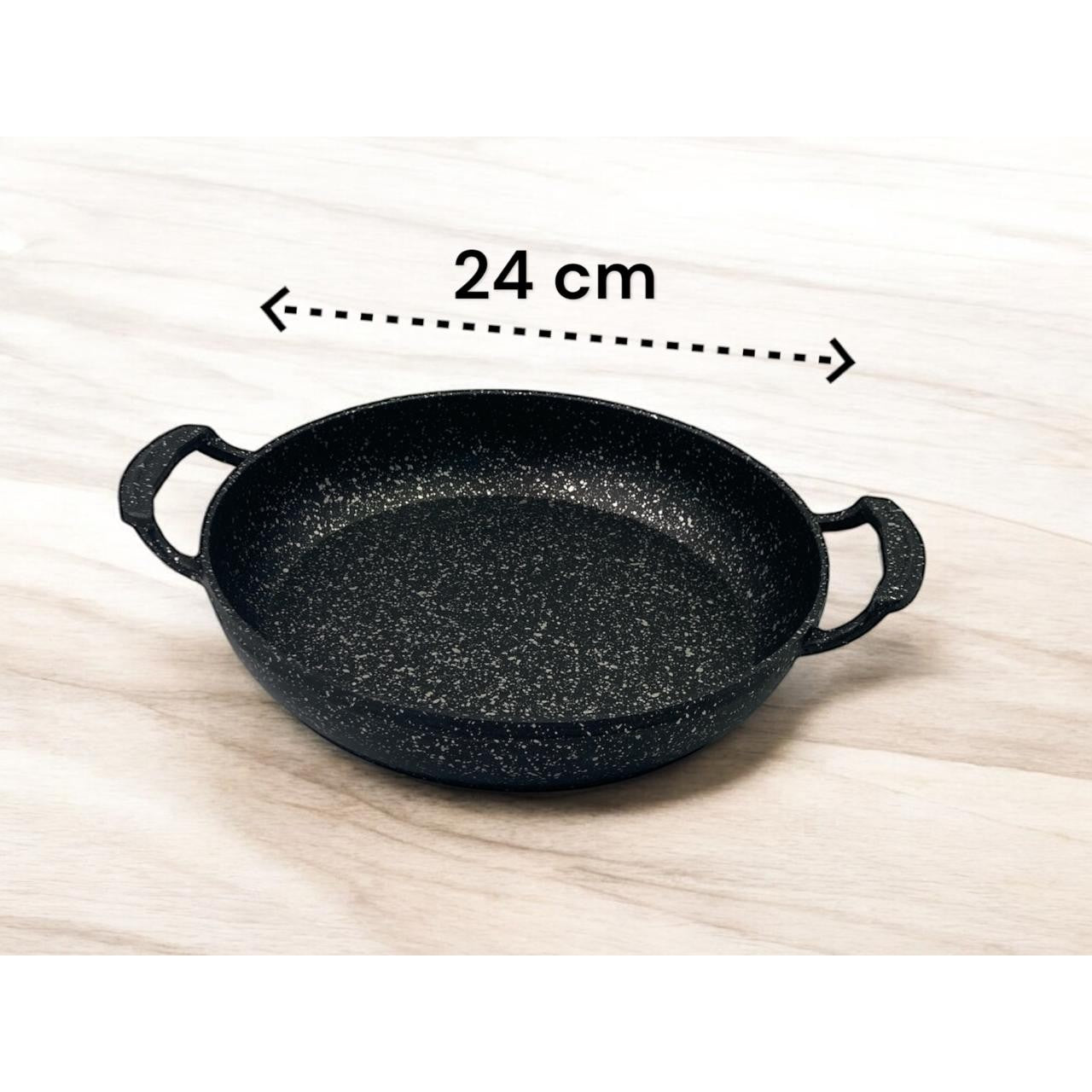 DOSTHOFF CAST ALUMINIUM GRANITE COATED EGG PAN 24 CM