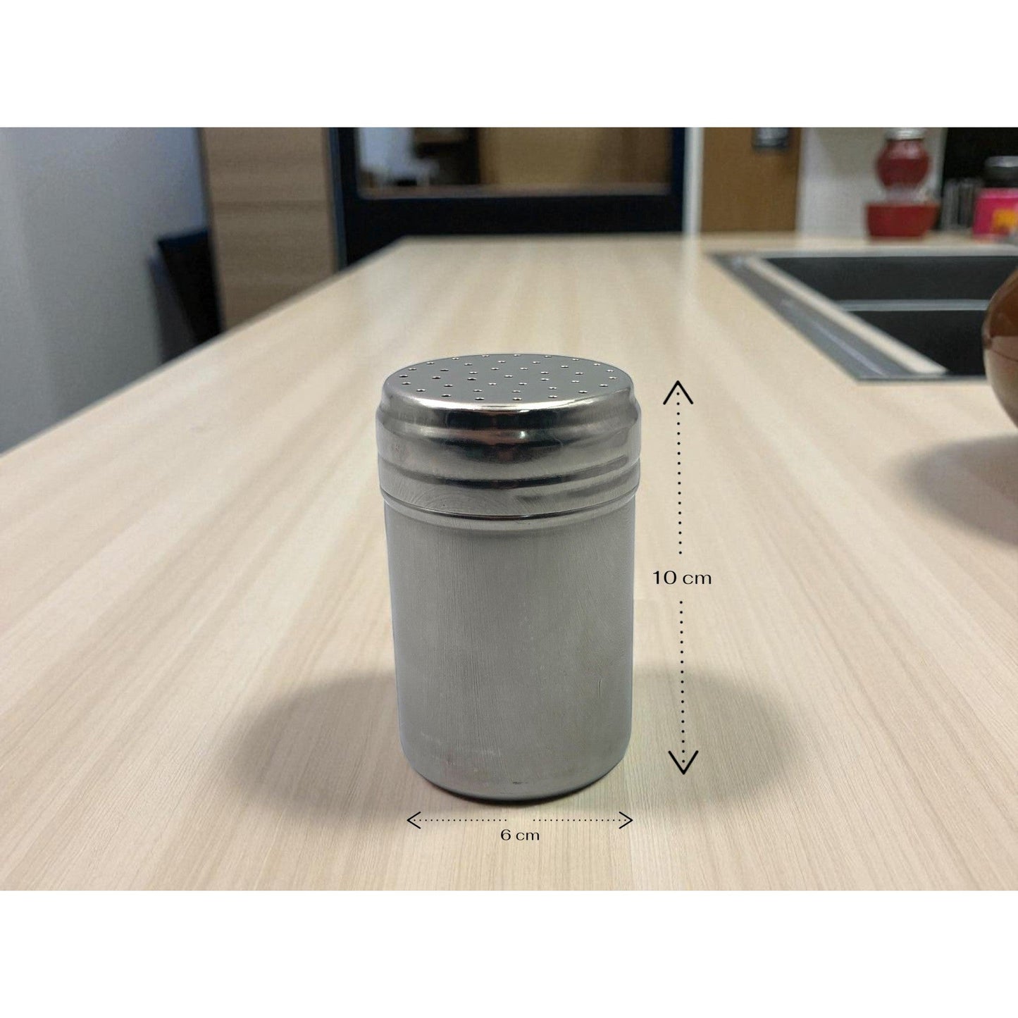 Stainless Steel Professional Salt and Pepper Shaker 10 c