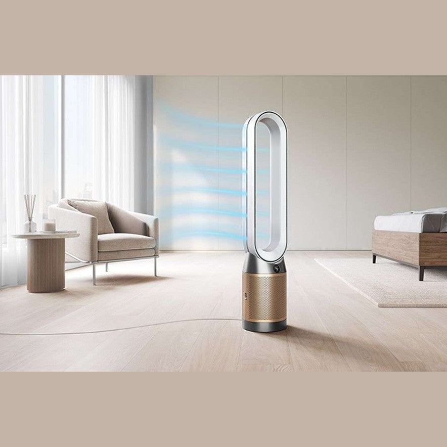 Purifier Cool Formaldehyde™ TP09 Pro purifying fan (Nickel/Gold) by Dyson