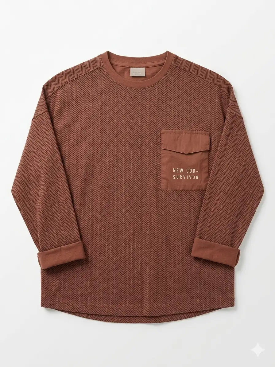 Zara Boy's Brown Printed Blouse | Zara In Lebanon