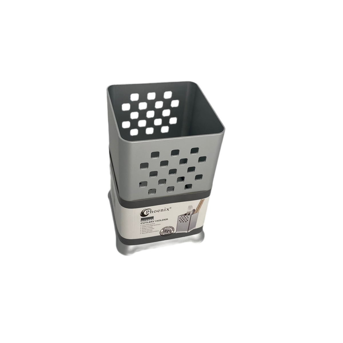 Phoenix, Aluminium Kitchen Cutlery Holder