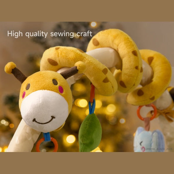 Tumama Kids - Giraffe Spiral Toy - Texurted Play Activity - Sensory Exploration & Engagement