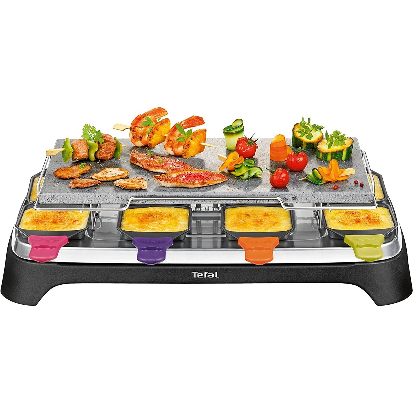 Tefal Pierrade Raclette Multicolor (8 pans) PR303812