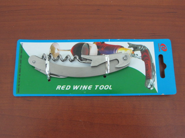 Corkscrew bottle opener