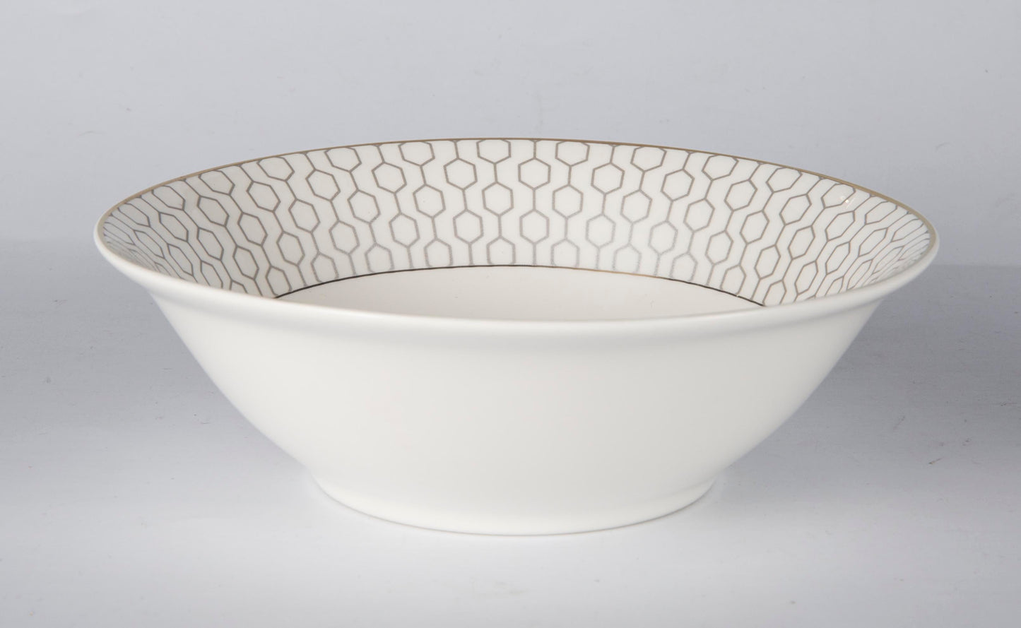 Symphony arris silver salad bowl Ø:27cm