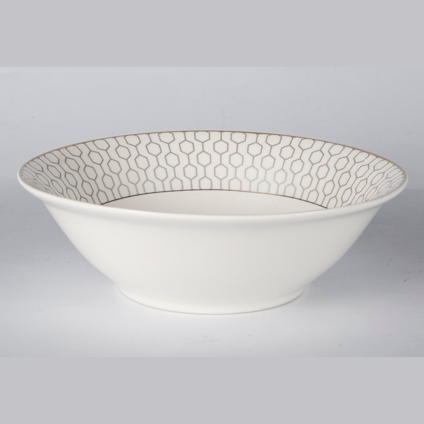 Symphony arris silver salad bowl Ø:27cm