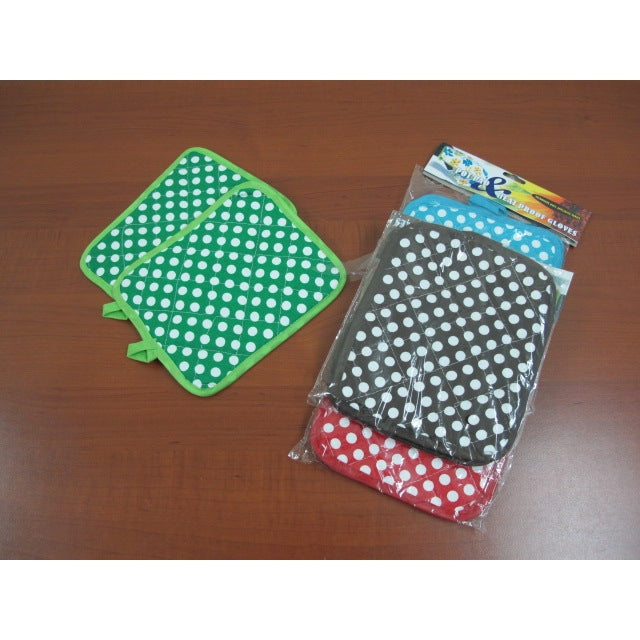 Polka dots heat pad holder
