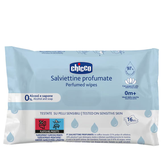 Chicco C - New Pocket Wipes - 16sheets