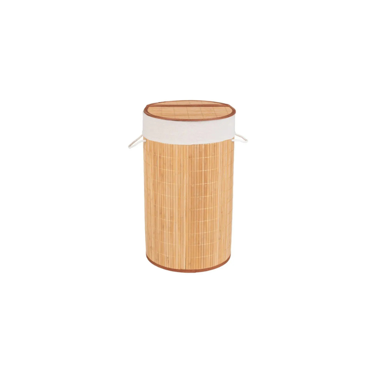 Bamboo Natural Laundry basket, 55 l By Wenko.de