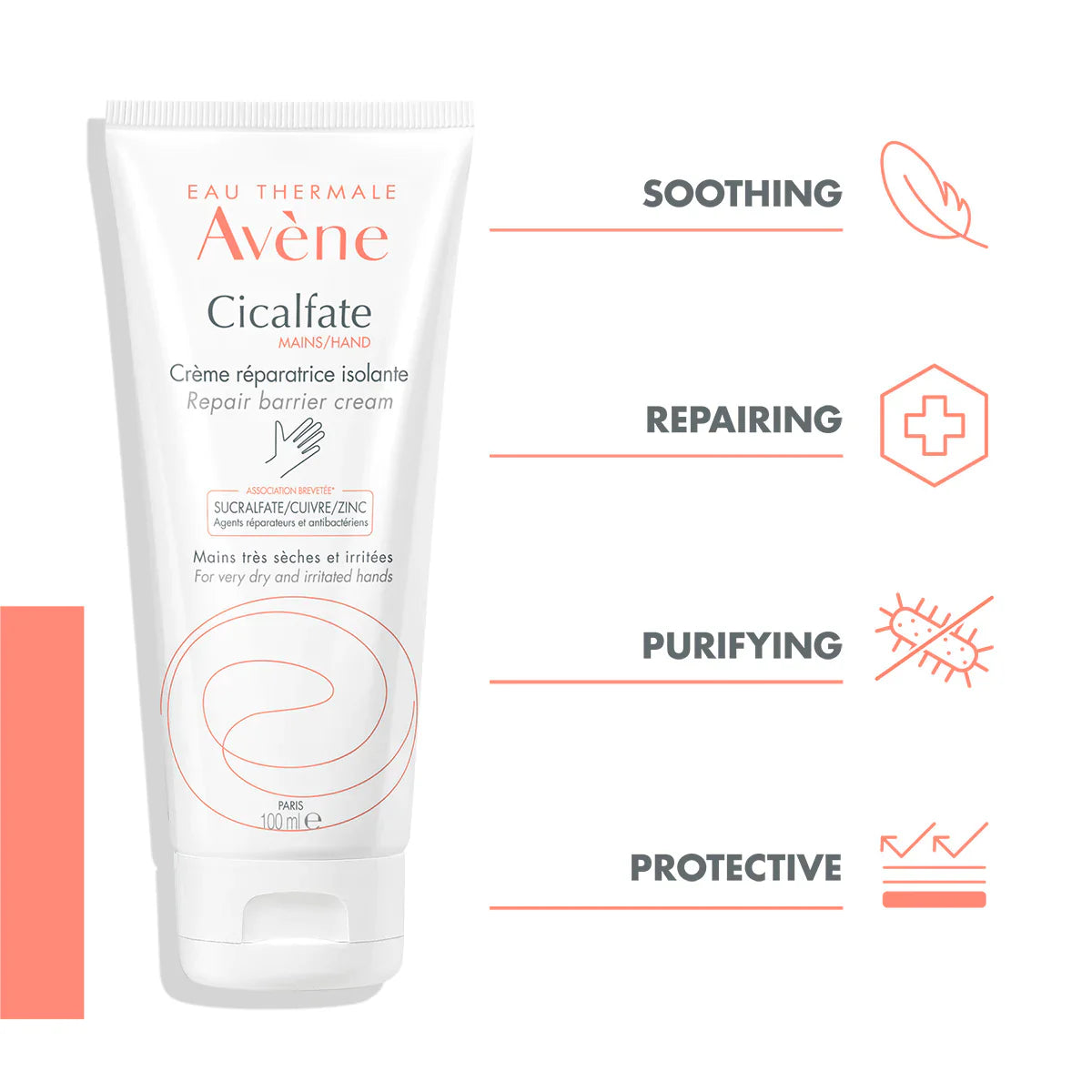 Avene cicalfate repair barrier hand cream 100ml
