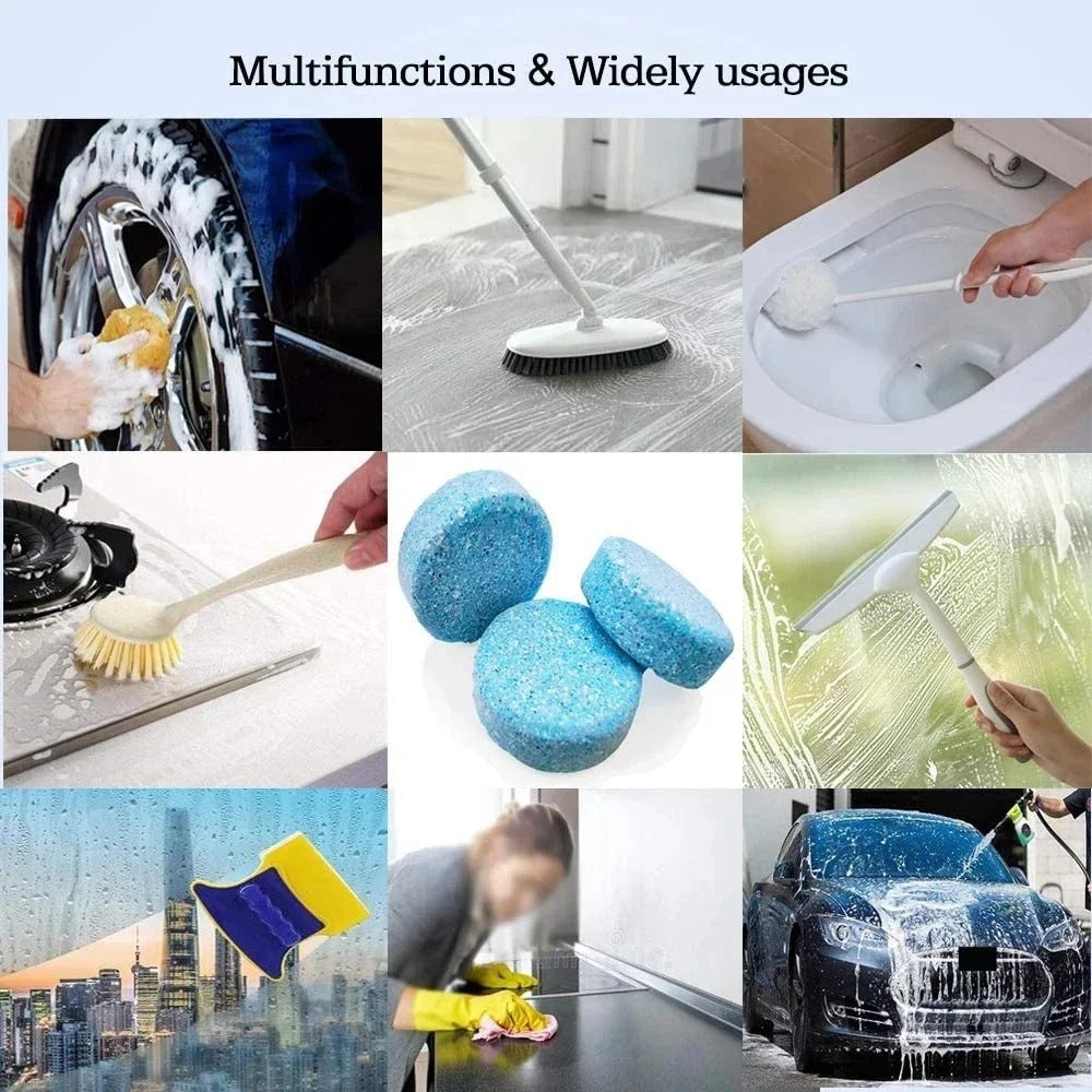 Glass Anti Friction Cleaning Tablets (Pack Of 10)