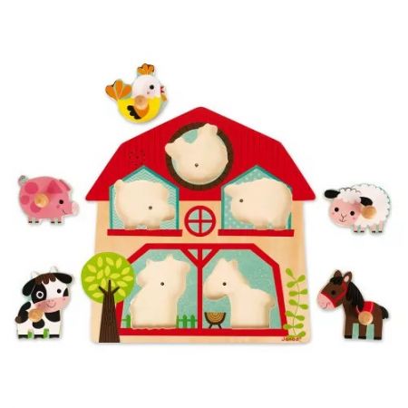 Janod - Musical The Friends Of The Farm - Puzzle