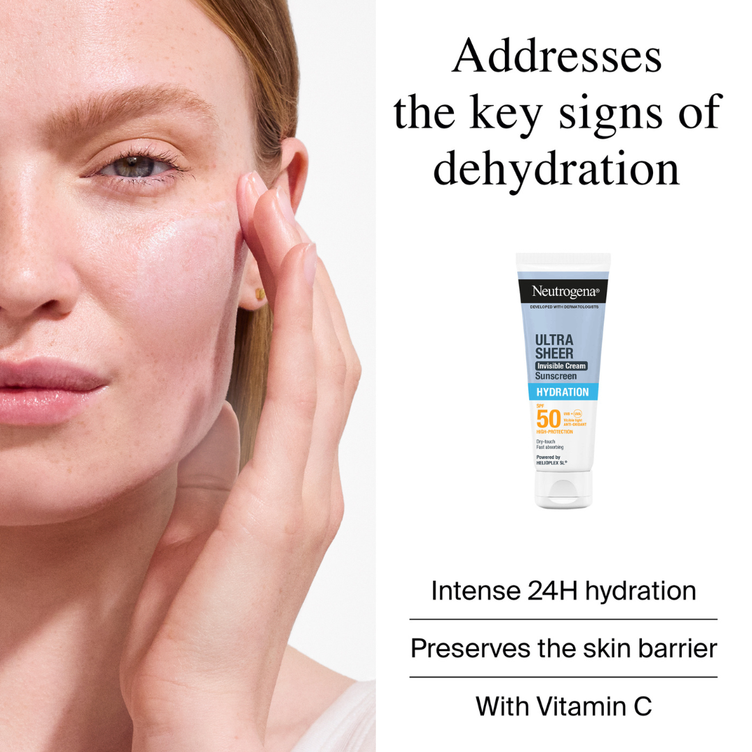 Neutrogena Ultra Sheer Invisible Cream SPF50 Sunscreen, 50ml