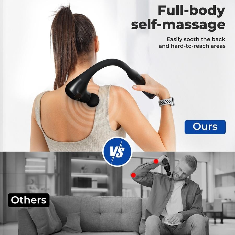 Massage Gun with Extended Handle
