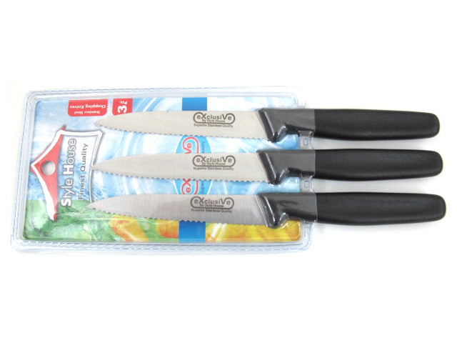 Serrated Utility Knife X3
