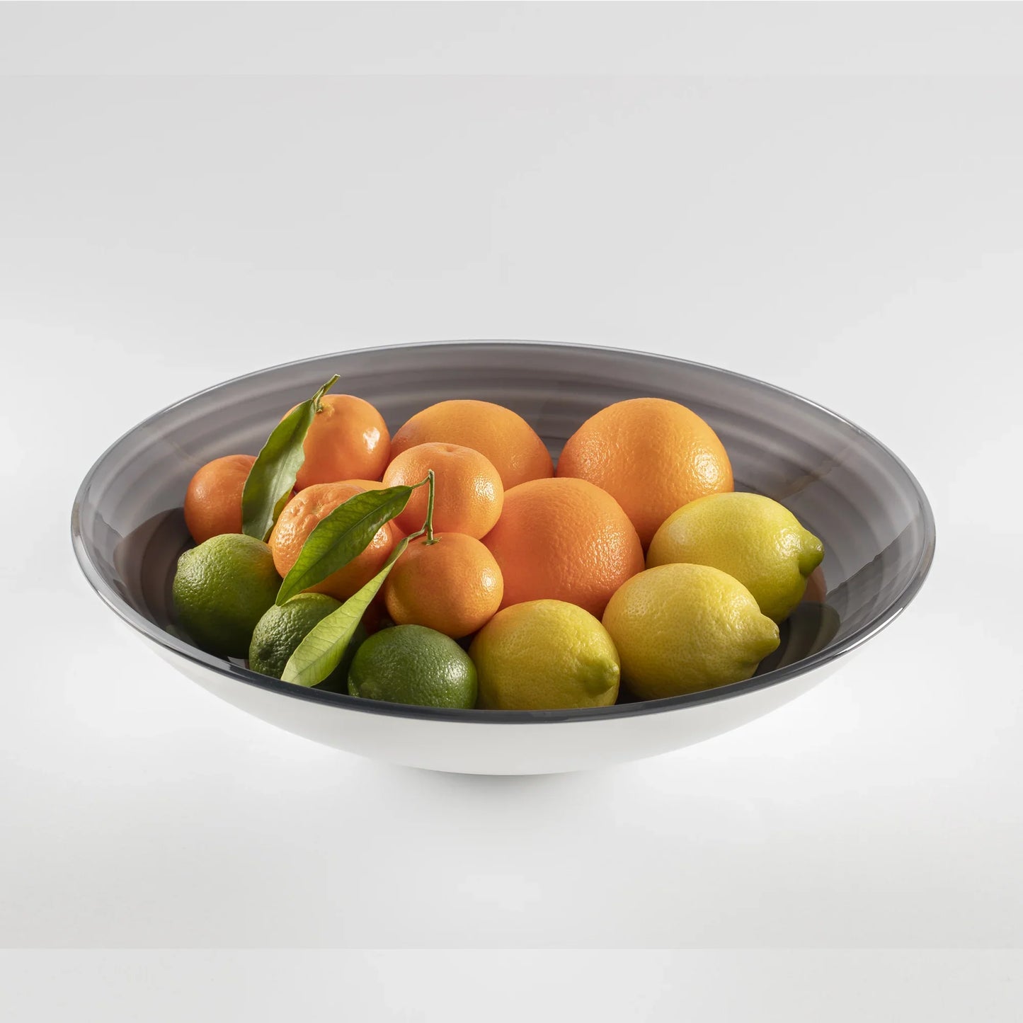 Guzzini Center Piece/ Fruit Bowl Twist Sky Grey