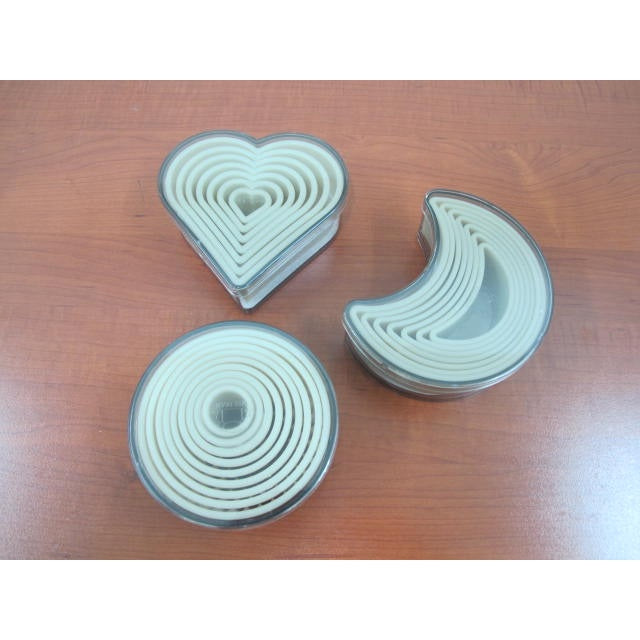Plastic Cookie Cutters Biscuit Fluted Edge