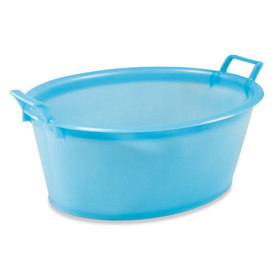 Deep oval plastic bowl 80 cm