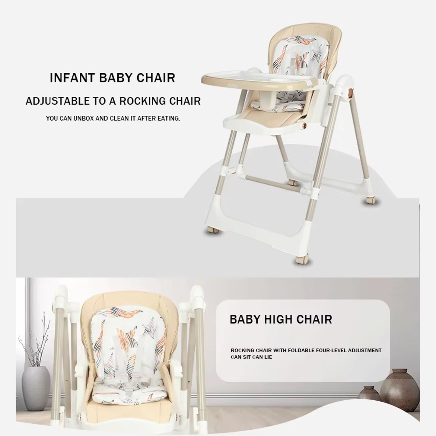 Kidilo 3 In 1 High Chair
