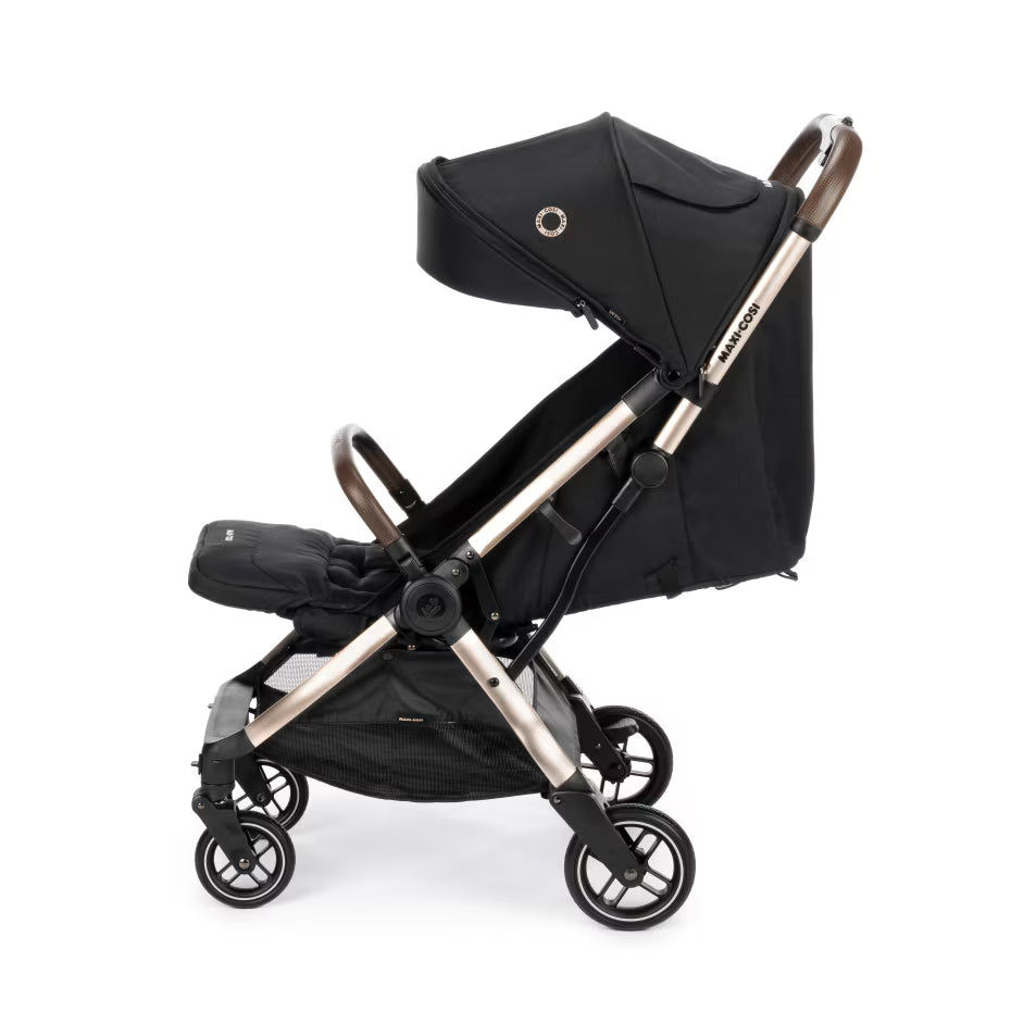 Maxi-Cosi - Eva 3 Bundle - Stroller Cabriofix i-size Car Seat - Cabriofix i-size Base - Essential Black Champagne