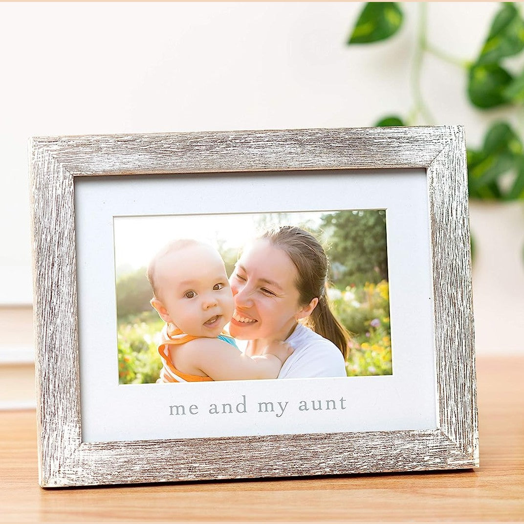 Me and My Aunt Sentiment Frame Rustic