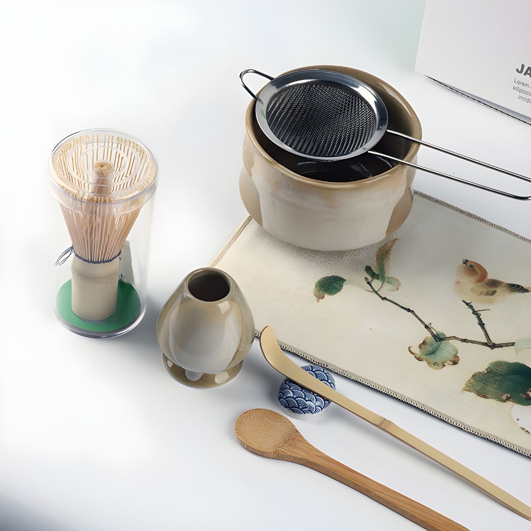 Complete Matcha Set – 500ml Bowl | 6 Pieces | Gift Box