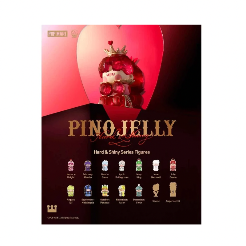 PINO JELLY Hard & Shiny Series Figures By Pop Mart (1 Random) - Medaid International