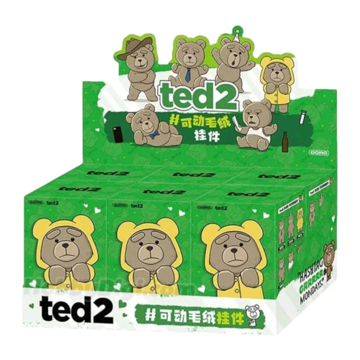 Ted2 Teddy Bear Action Plush Pendant By Pop Mart (1 Random) - Medaid International