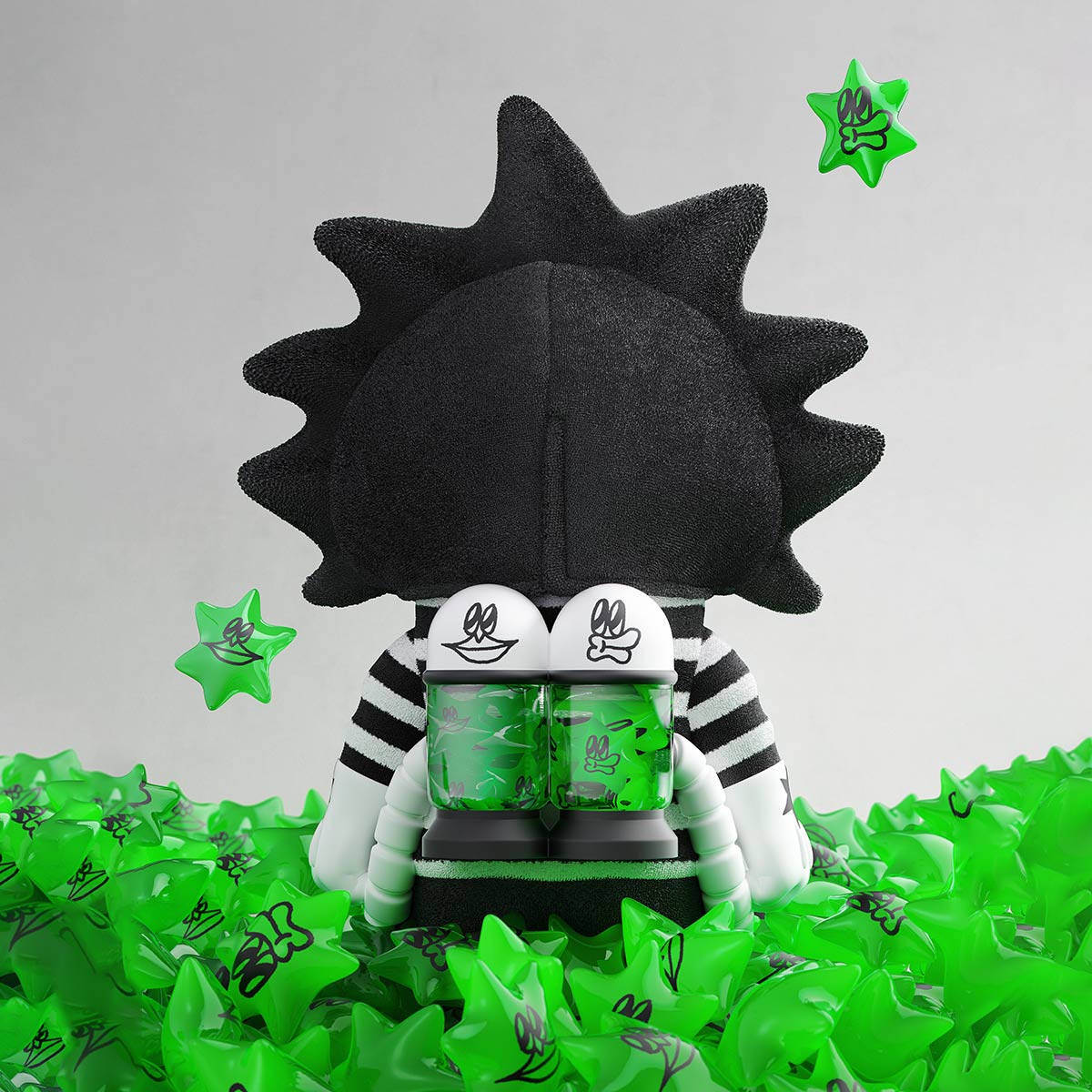 MEGA SPACE Molly 400% LALA COMPANY-DURIAN MAN By Pop Mart - Medaid International