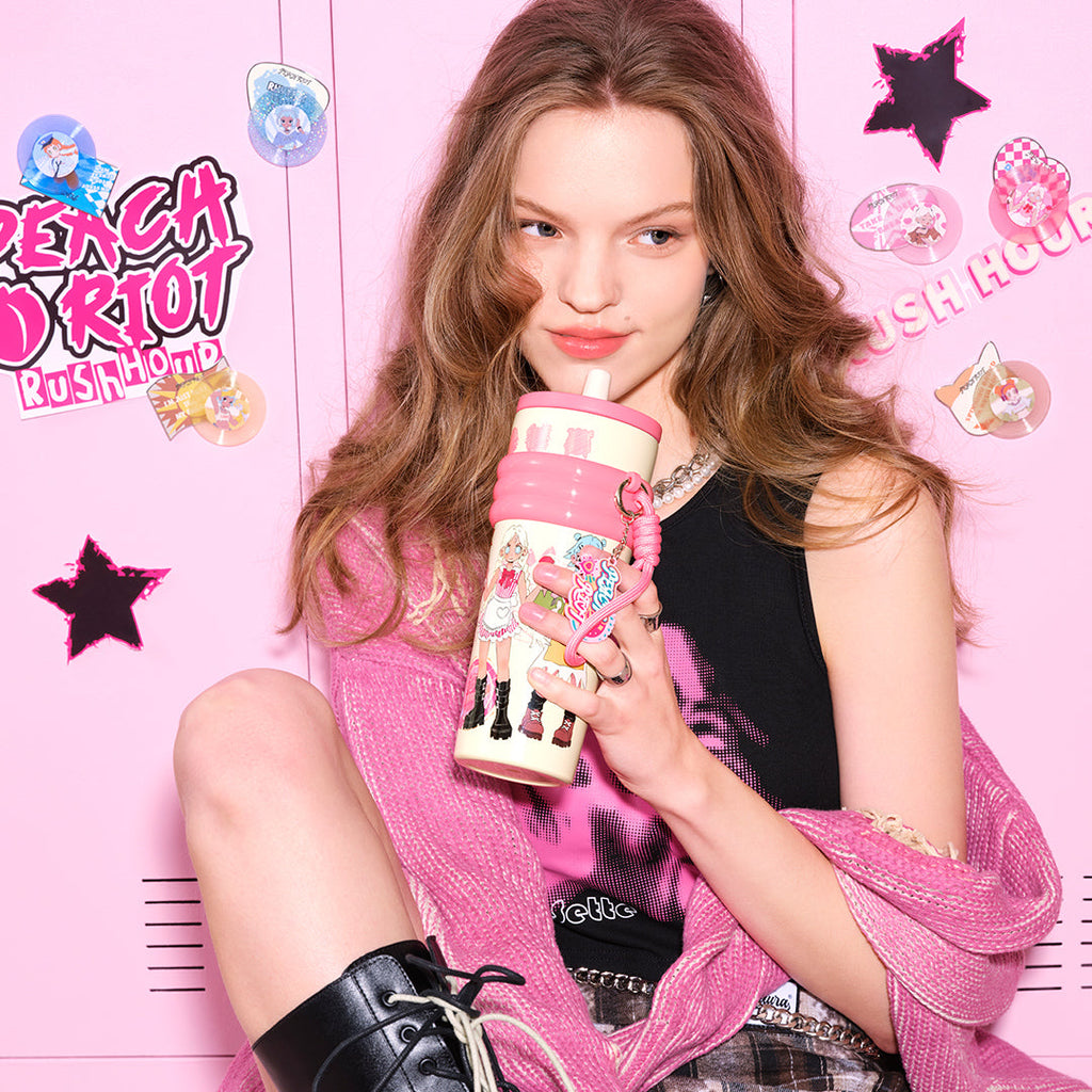 Peach Riot Rush Hour Series-Straw Cup By Pop Mart - Medaid International