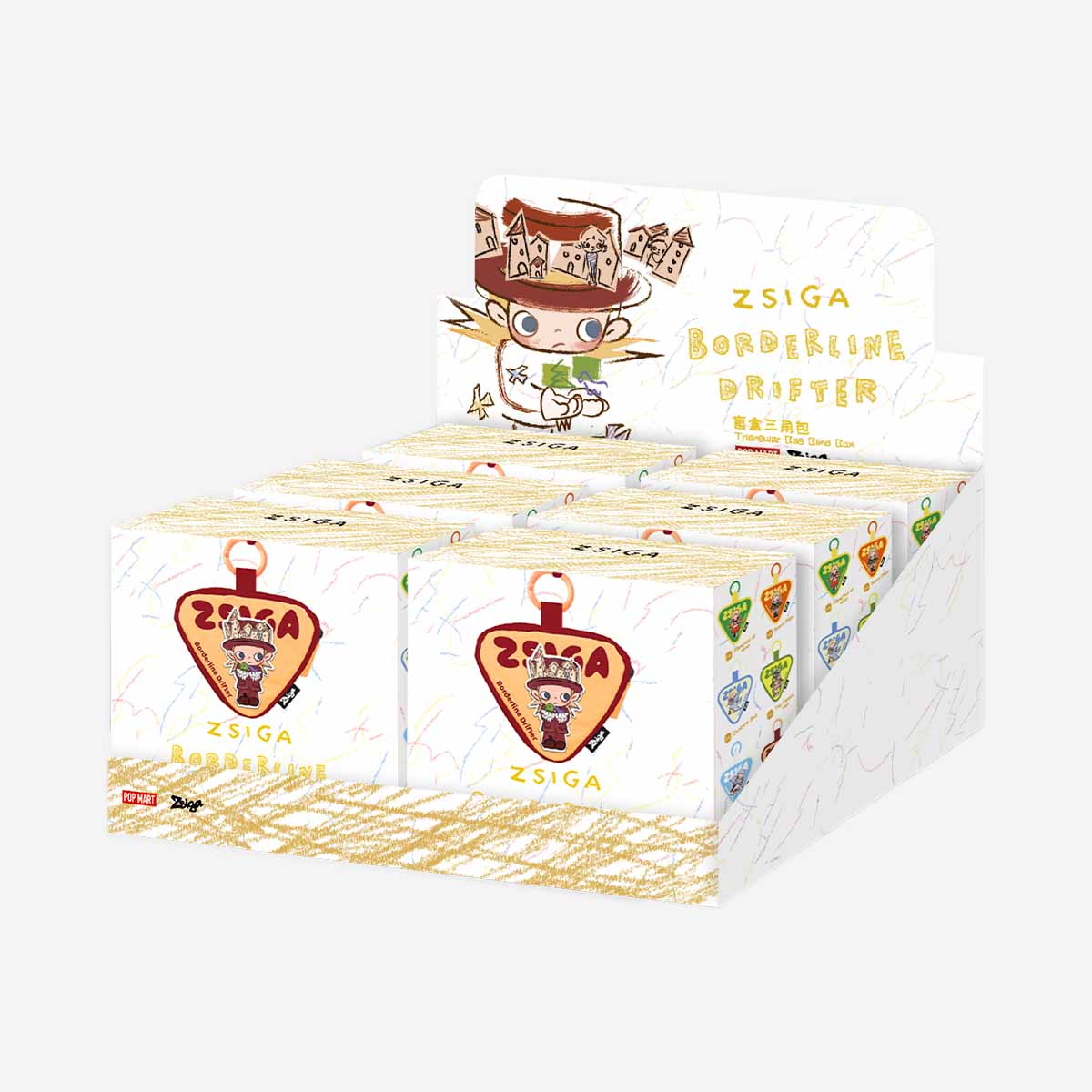 Zsiga Borderline Drifter Series-Triangular Bag Blind Box By Pop Mart (1 Random) - Medaid International