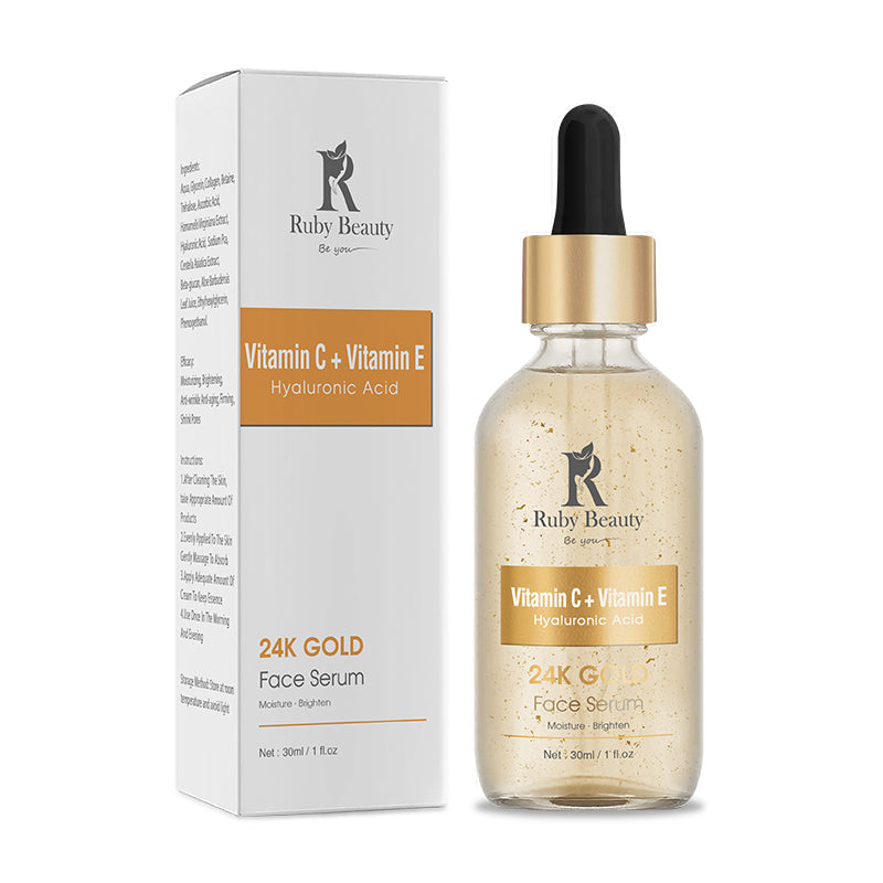 Ruby beauty vitamin C+E 24k gold serum 30ml SC-127