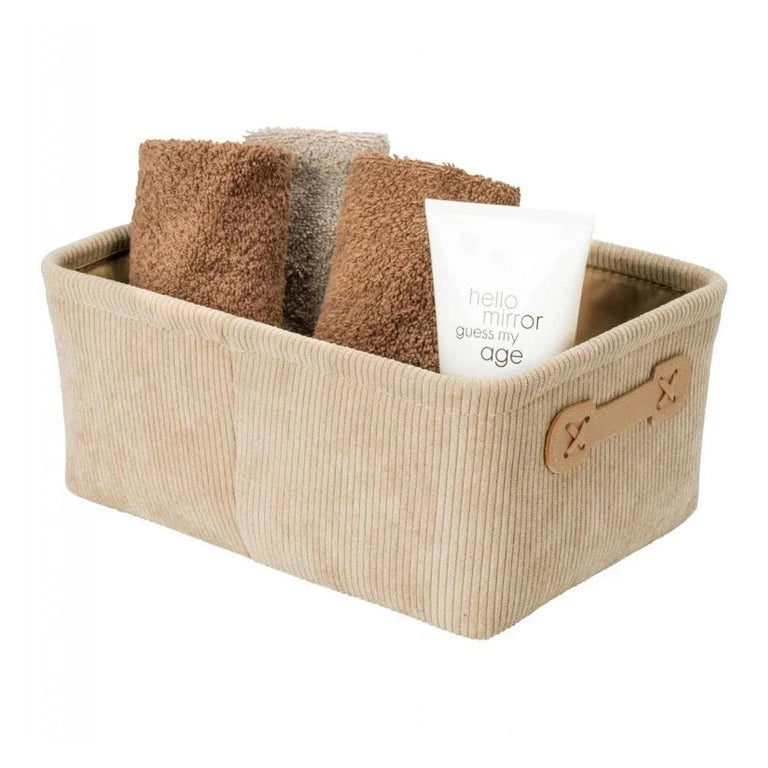 Anela bathroom basket, beige By Wenko.de