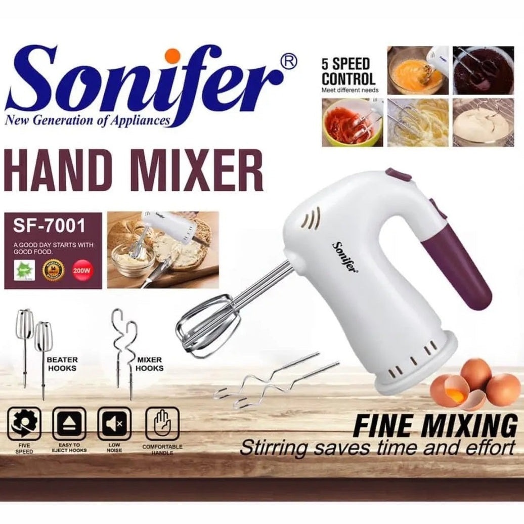 Sonifer Hand Mixer 200W SF7001 - Medaid International