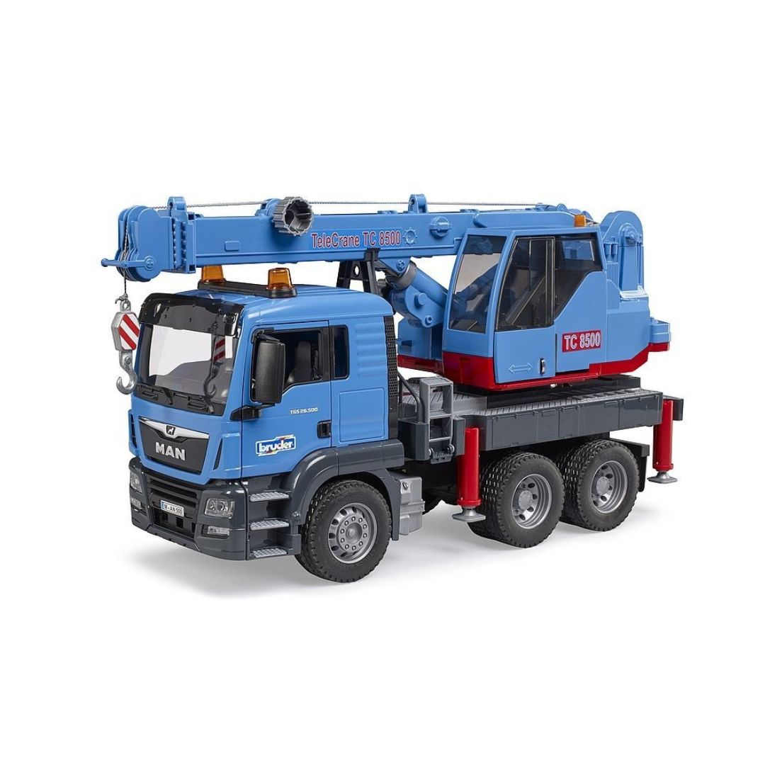 Bruder Construction Crane Truck bruder 03771 Man TGS Crane Truck 1:16 Vehicles, Trucks, Crane Truck, Toy from 4 Years - Medaid International