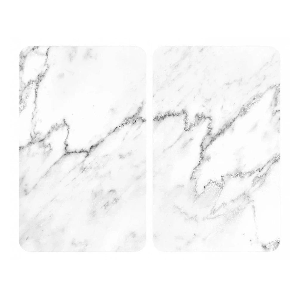 Stove cover plate Universal XL marble, set of 2 By Wenko.de