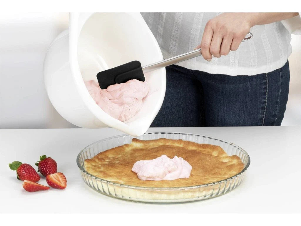 Silicone dough scraper & spatula 2 pieces. By Wenko.de