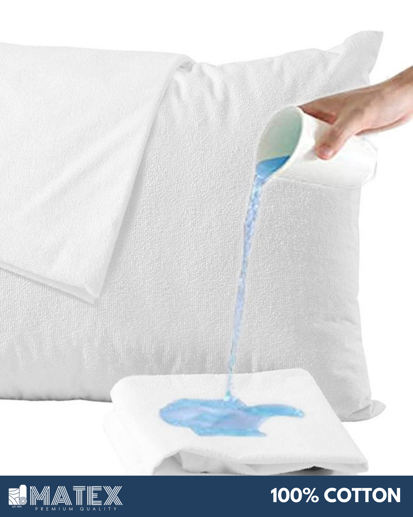 Premium 100% Cotton Upgraded Pillow Protector