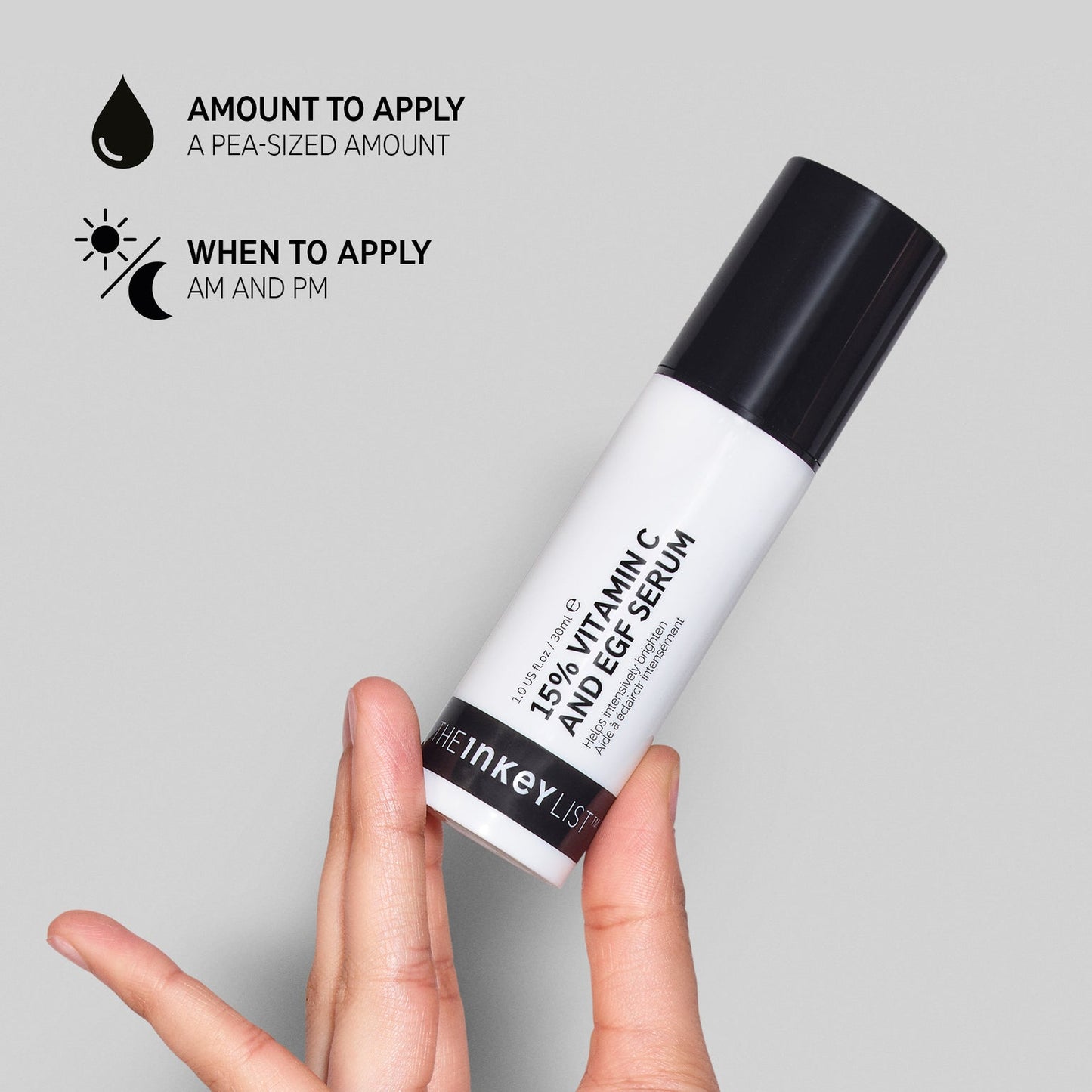 The Inkey List 15% Vitamin C + EGF Serum