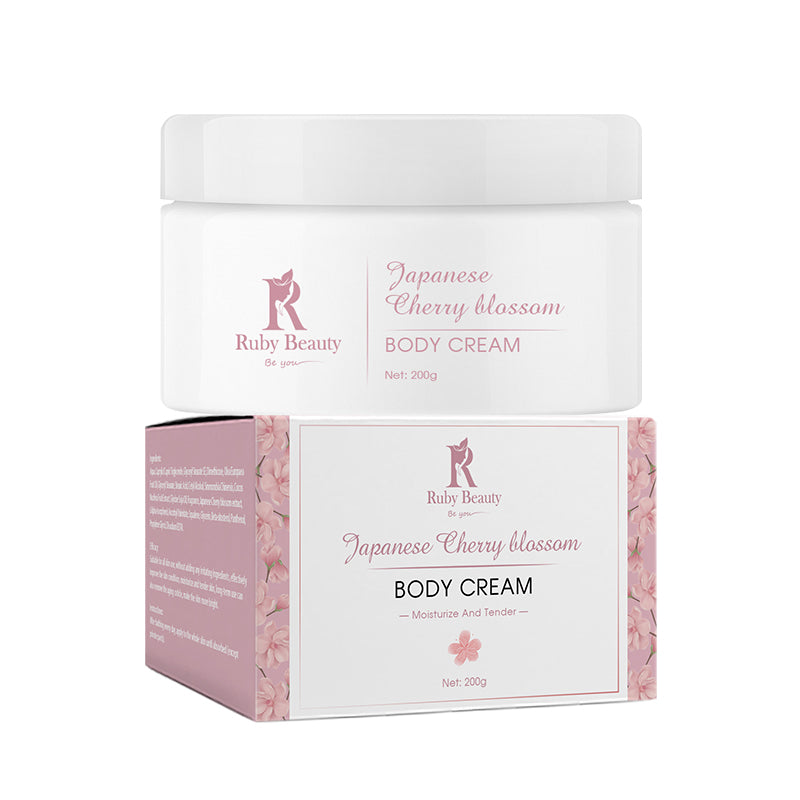 Ruby beauty japanese cherry blossom body cream 200g sc 151