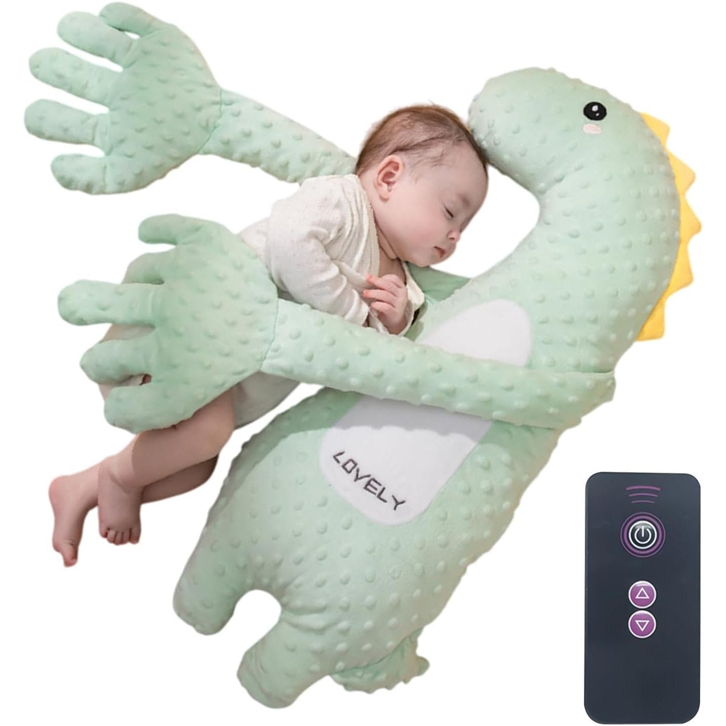 Baby Pillow- Green & Yellwo