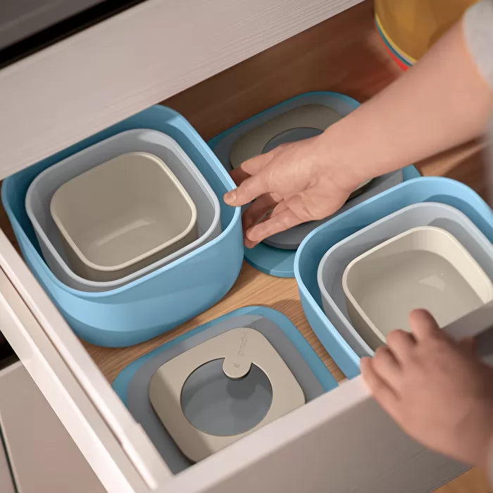 Guzzini STORE&MORE - Set of 3 deep airtight fridge/freezer/microwave containers