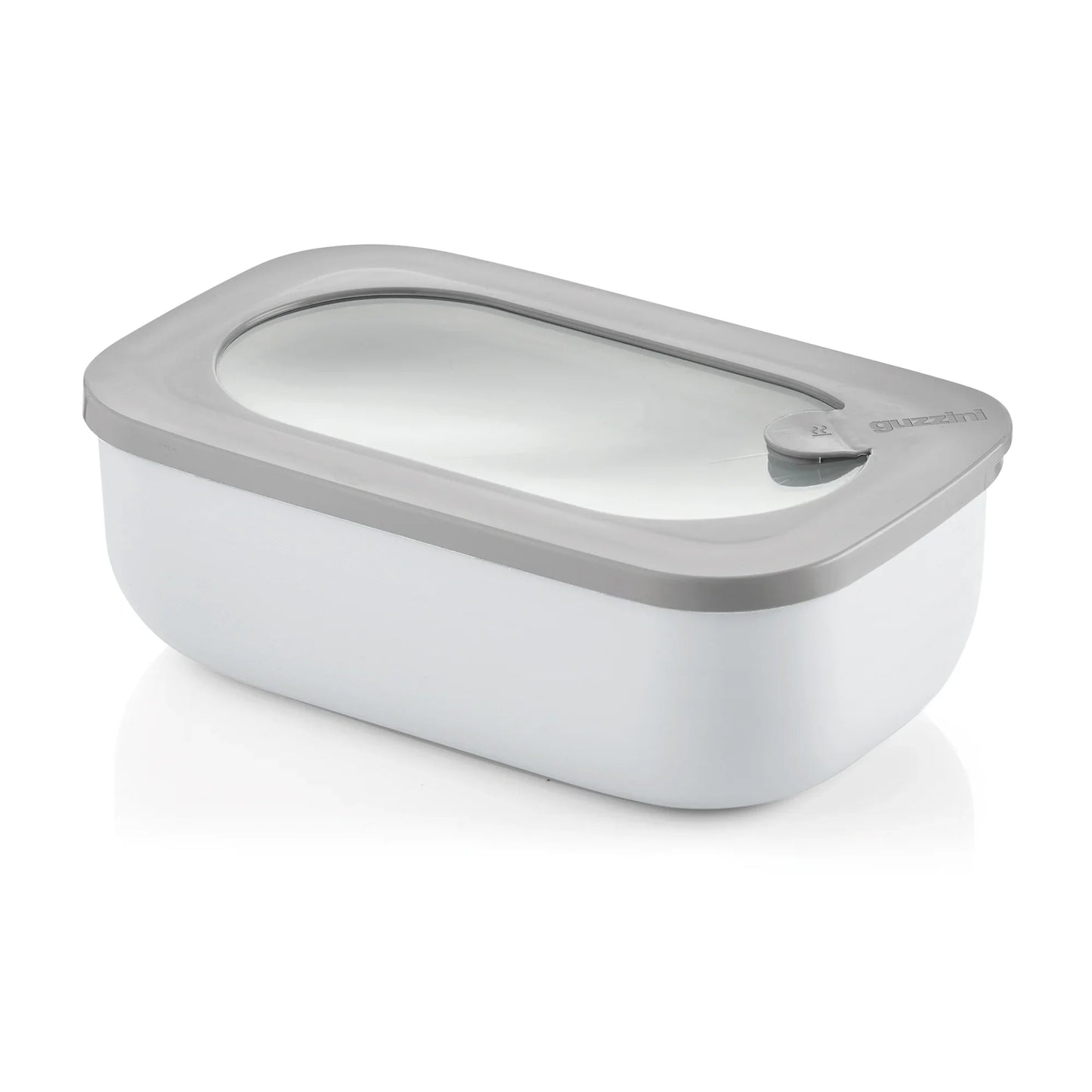 Guzzini STORE&MORE - Shallow airtight fridge/freezer/microwave containers 975cc Dark Grey